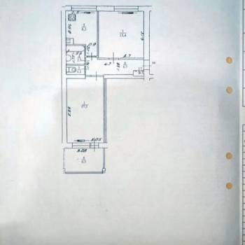 Продается 2-х комнатная квартира, 59 м²