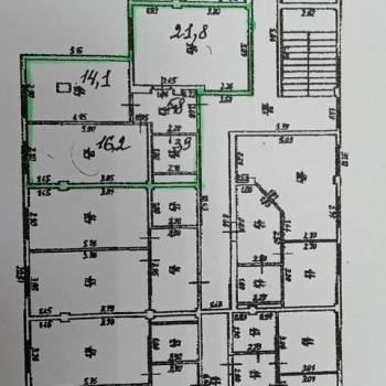 Продается 3-х комнатная квартира, 62 м²