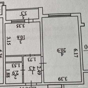 Продается 1-комнатная квартира, 38,7 м²