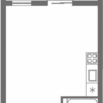 Продается 1-комнатная квартира, 29,3 м²