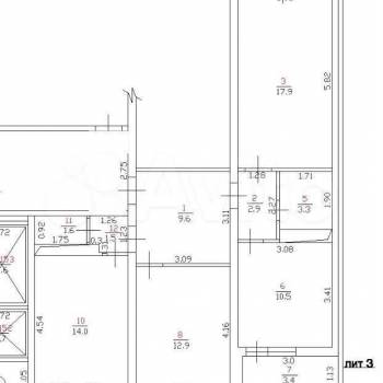 Продается 3-х комнатная квартира, 74,2 м²