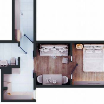 Продается 1-комнатная квартира, 35,9 м²