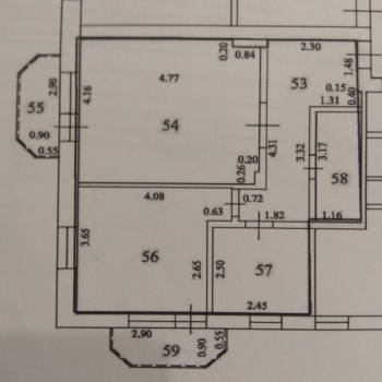 Сдается 2-х комнатная квартира, 57 м²