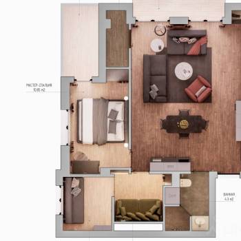 Продается 3-х комнатная квартира, 72,7 м²