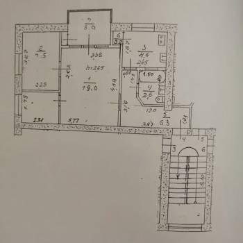 Продается 2-х комнатная квартира, 40,2 м²