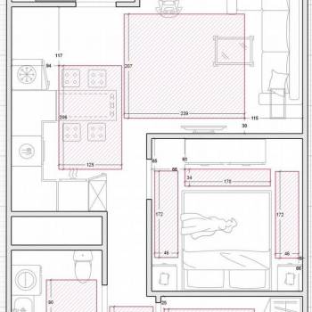Продается 1-комнатная квартира, 48,1 м²