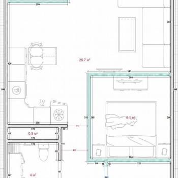 Продается 1-комнатная квартира, 48,1 м²