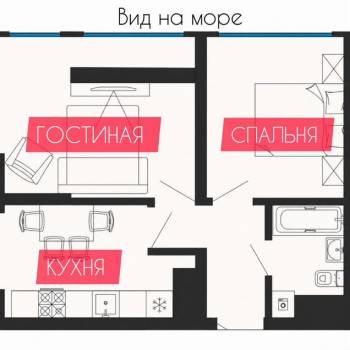 Продается 3-х комнатная квартира, 49 м²