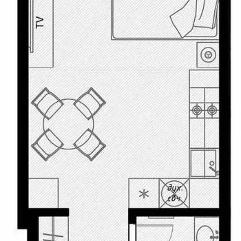Продается 1-комнатная квартира, 29,5 м²