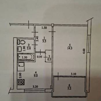 Продается 2-х комнатная квартира, 36 м²