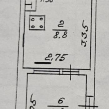 Продается 1-комнатная квартира, 47,5 м²