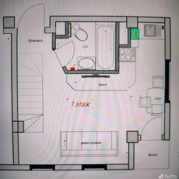 Сдается 2-х комнатная квартира, 58 м²