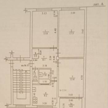 Продается 3-х комнатная квартира, 66 м²