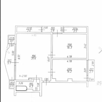 Продается 3-х комнатная квартира, 84,1 м²