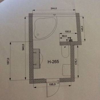 Продается 1-комнатная квартира, 43 м²