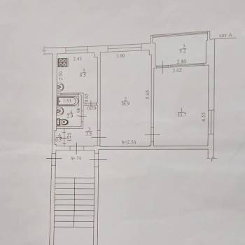Продается 2-х комнатная квартира, 44 м²