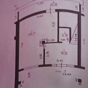 Продается 1-комнатная квартира, 293,5 м²