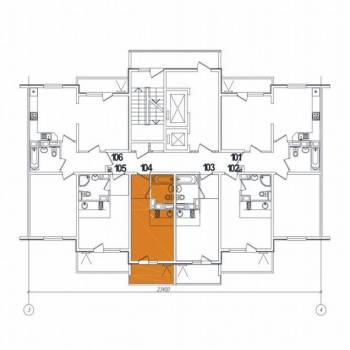 Продается 1-комнатная квартира, 22,8 м²