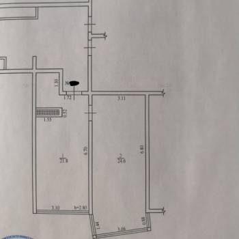 Продается 1-комнатная квартира, 46,4 м²