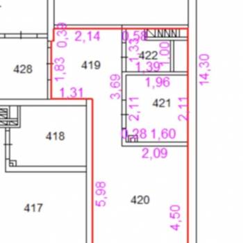 Продается 1-комнатная квартира, 25,4 м²
