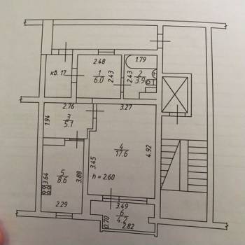 Продается 1-комнатная квартира, 41,1 м²