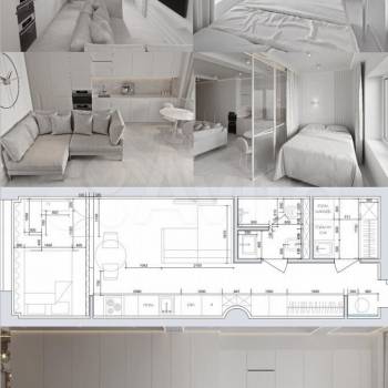Продается 1-комнатная квартира, 36,8 м²