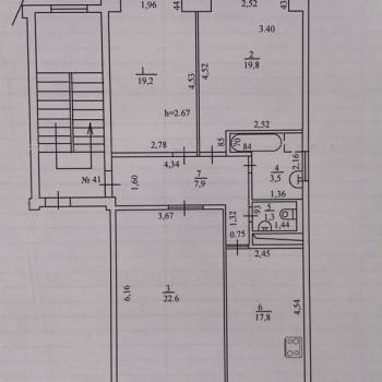Продается 3-х комнатная квартира, 92,1 м²