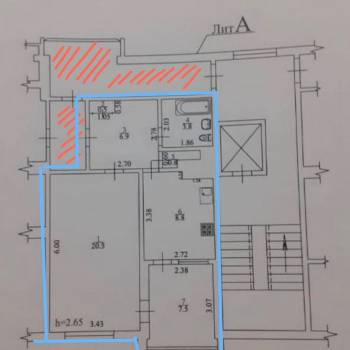 Продается 1-комнатная квартира, 48 м²