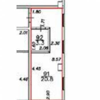 Продается 1-комнатная квартира, 24,1 м²