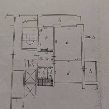 Продается 2-х комнатная квартира, 62,2 м²