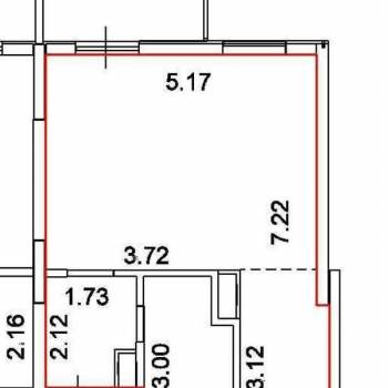 Продается 1-комнатная квартира, 35 м²
