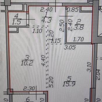 Продается 1-комнатная квартира, 36 м²
