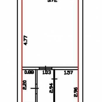 Продается 1-комнатная квартира, 27,9 м²