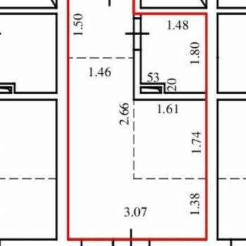 Продается 1-комнатная квартира, 18,2 м²