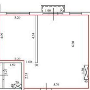 Продается 1-комнатная квартира, 46 м²