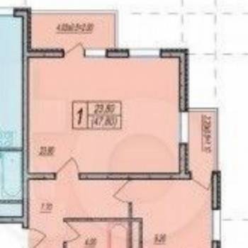 Сдается 2-х комнатная квартира, 50 м²