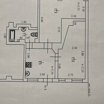 Продается 2-х комнатная квартира, 38 м²