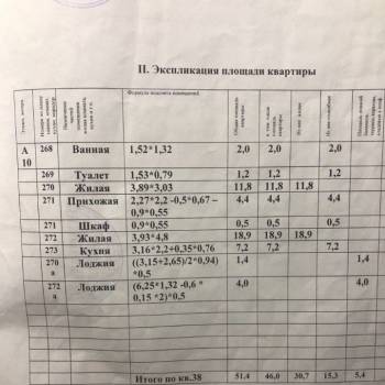 Продается 2-х комнатная квартира, 51,4 м²