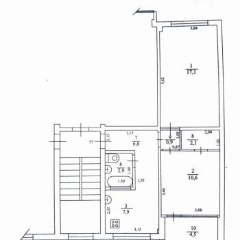 Продается 2-х комнатная квартира, 48,1 м²