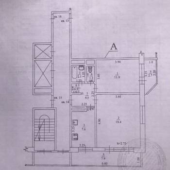 Продается 2-х комнатная квартира, 57,8 м²