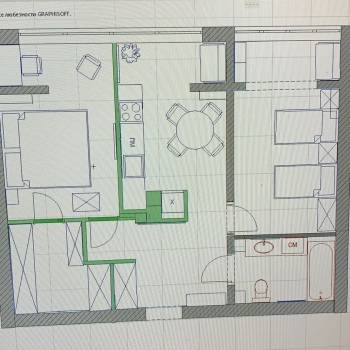 Сдается 2-х комнатная квартира, 65 м²