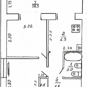 Продается 2-х комнатная квартира, 44,6 м²