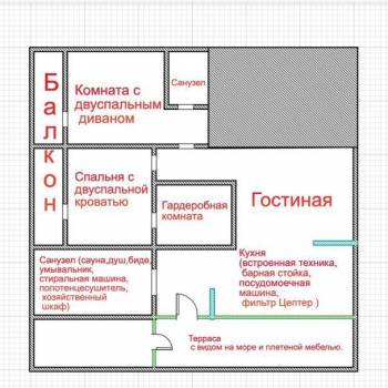 Сдается Многокомнатная квартира, 121,8 м²