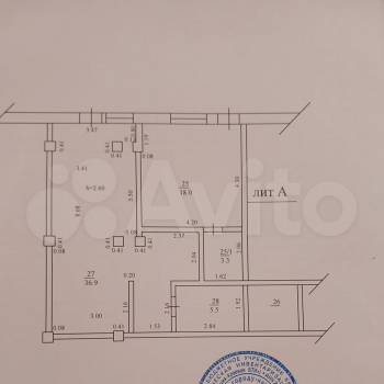 Продается 1-комнатная квартира, 68,7 м²