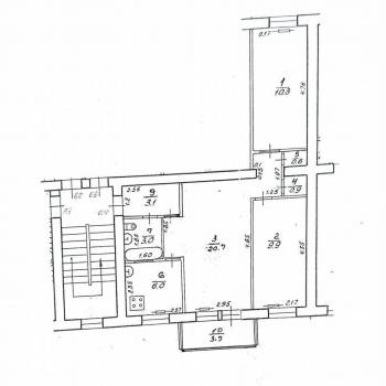 Продается 3-х комнатная квартира, 55,6 м²