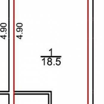 Продается 1-комнатная квартира, 21,3 м²