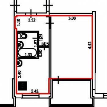 Продается 1-комнатная квартира, 30 м²