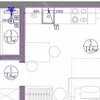 Сдается 1-комнатная квартира, 24 м²