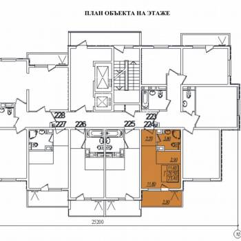 Продается 1-комнатная квартира, 33 м²