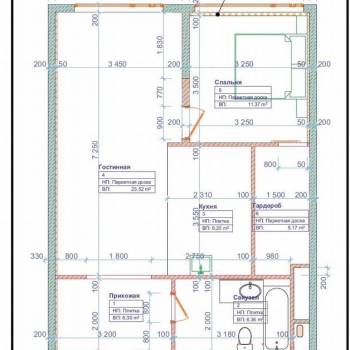 Продается 2-х комнатная квартира, 56,1 м²
